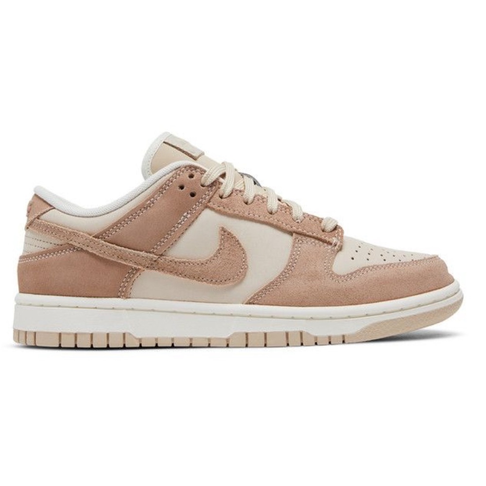 Nike Dunk Low in Beige & Cream Suede